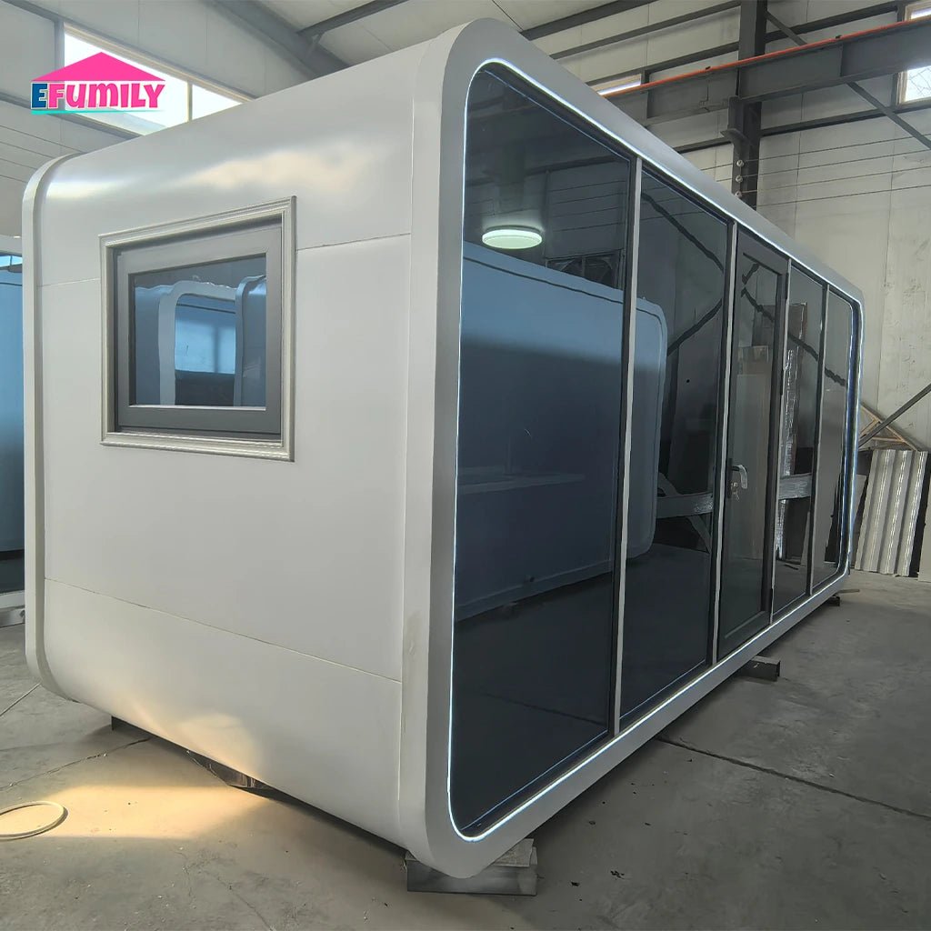 Apple cabin 20ft 40ft empty configuration aluminium 2200*5800*2450 model EAC - Efumily International