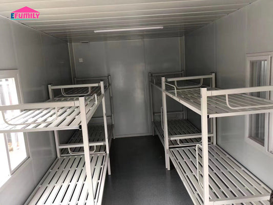 Foldable bunk bed 880*1920mm made of iron - Efumily International