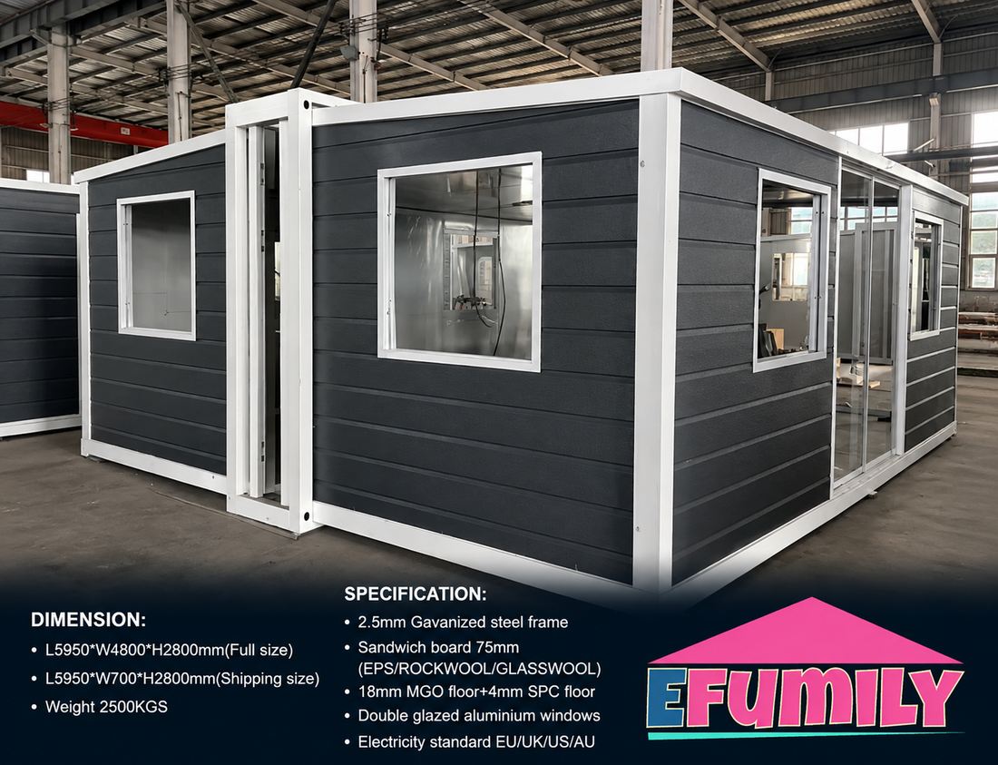 SLM01 Modular Home UK: A New Expandable Housing Solution for Flexible Living