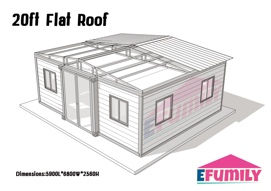 Introducing Our New Flat Roof Expandable Home – More Space, Better Design, Easier Transport - Efumily International