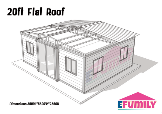 Introducing Our New Flat Roof Expandable Home – More Space, Better Design, Easier Transport - Efumily International