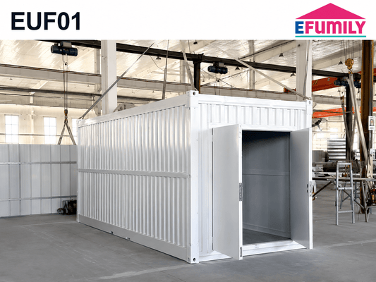 Modular Buildings Malaysia: EUF01 Folding Modular Buildings for Mobile Offices and Warehouses - Efumily International