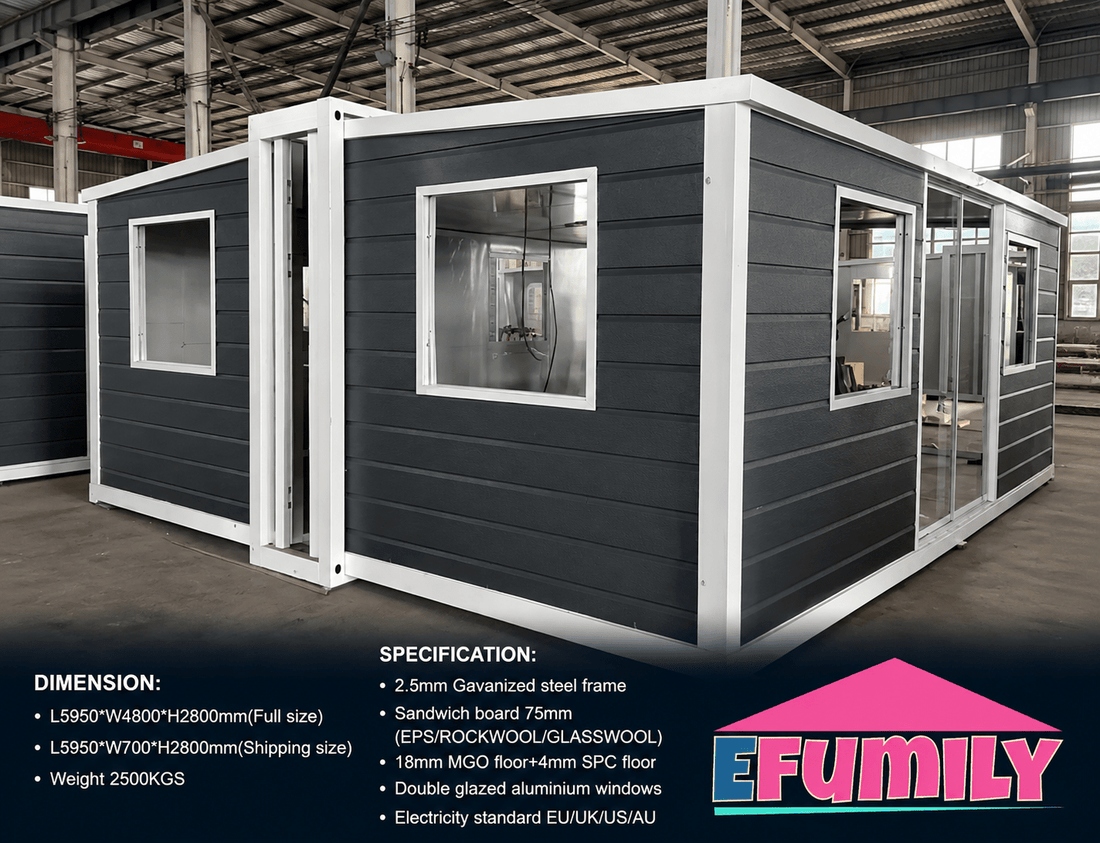Modular Homes Malaysia: SLM01 Expandable Modular Homes for Worker Accommodation and Industrial Projects - Efumily International