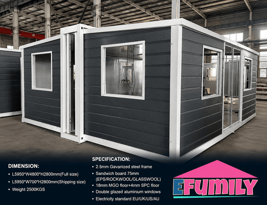 Modular Homes Malaysia: SLM01 Expandable Modular Homes for Worker Accommodation and Industrial Projects - Efumily International