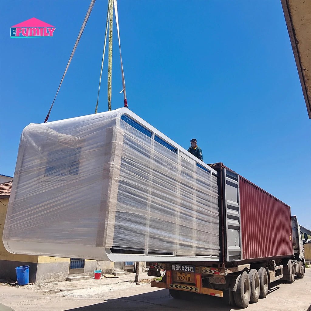 Apple cabin 20ft 40ft empty configuration aluminium 2200*5800*2450 model EAC - Efumily International