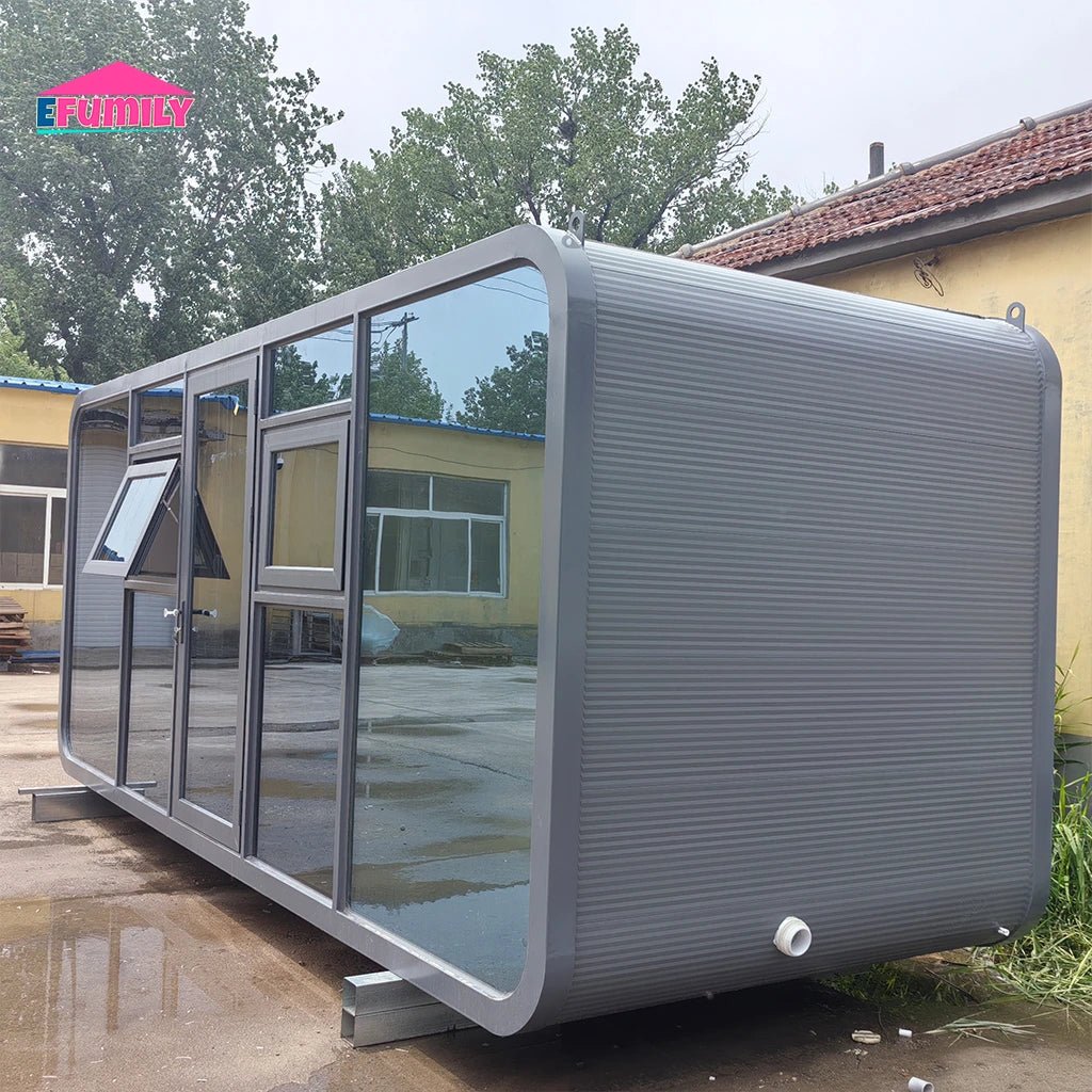Apple cabin 20ft 40ft empty configuration aluminium 2200*5800*2450 model EAC - Efumily International