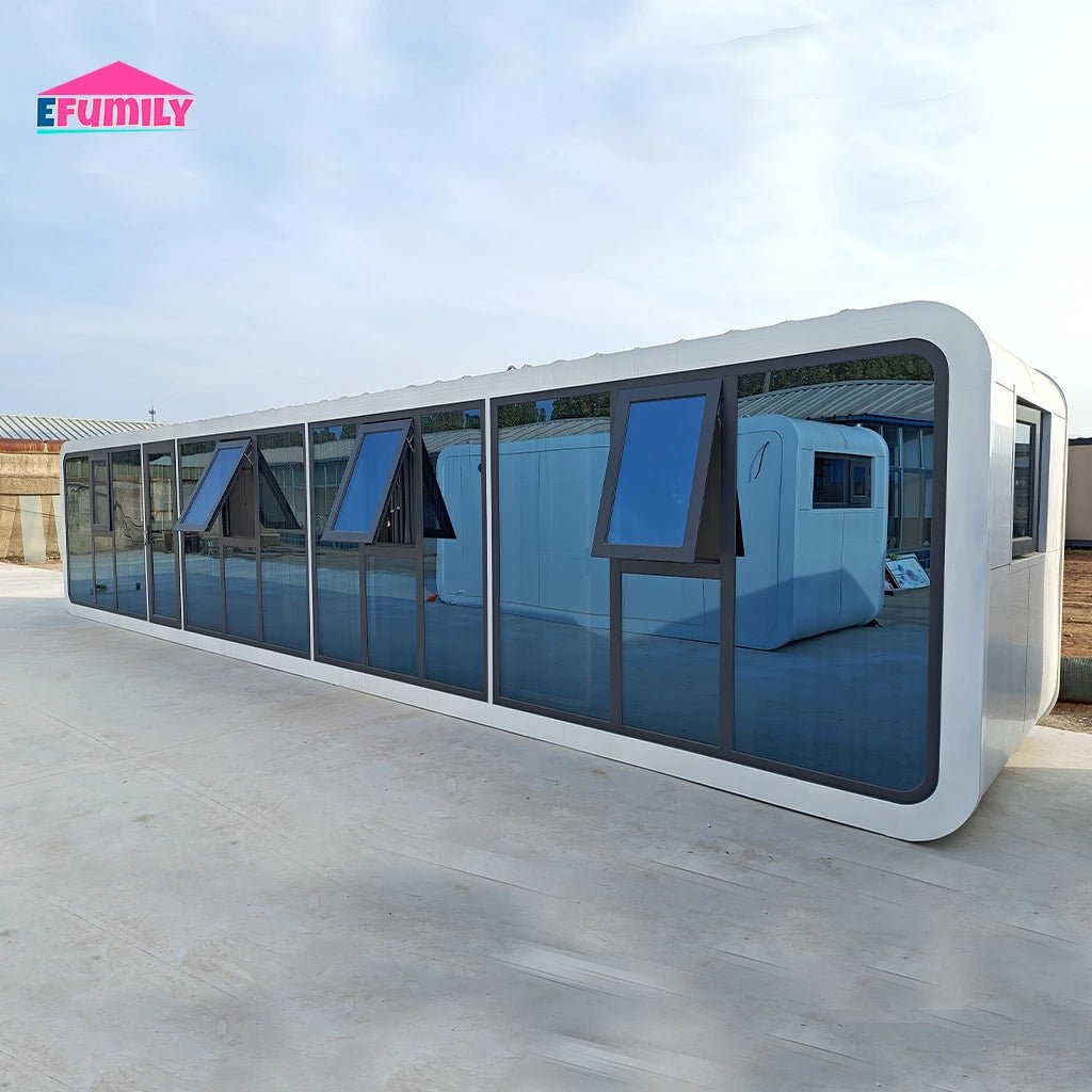 Apple cabin 20ft 40ft empty configuration aluminium 2200*5800*2450 model EAC - Efumily International
