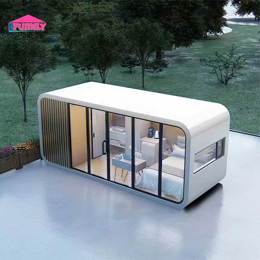 Apple cabin 20ft 40ft empty configuration aluminium 2200*5800*2450 model EAC - Efumily International