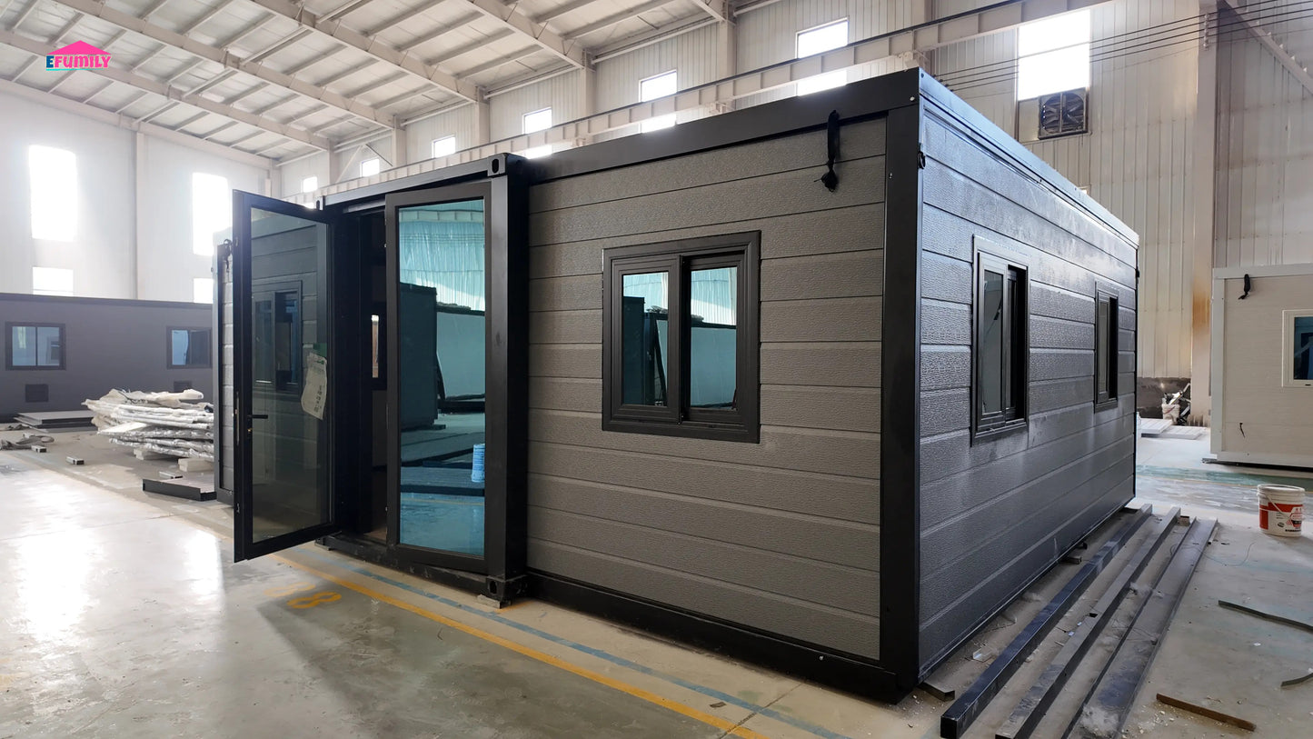 20FT Expandable Flat Roof House  MOQ 2units/40HC