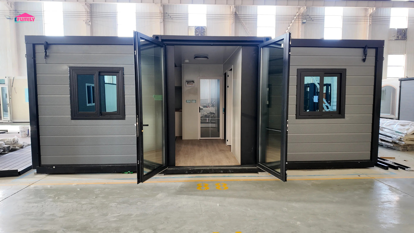 20FT Expandable Flat Roof House  MOQ 2units/40HC
